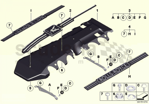 Part Diagram for Rolls Royce 11 61 0300415
