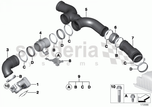 Part Diagram for Rolls Royce 07 11 9904526