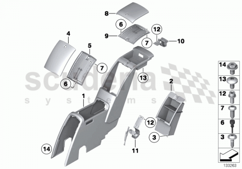 Part Diagram for Rolls Royce 51 16 6966721