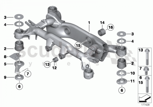 Part Diagram for Rolls Royce 33 30 6779802