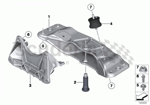 Part Diagram for Rolls Royce 22 32 6771218
