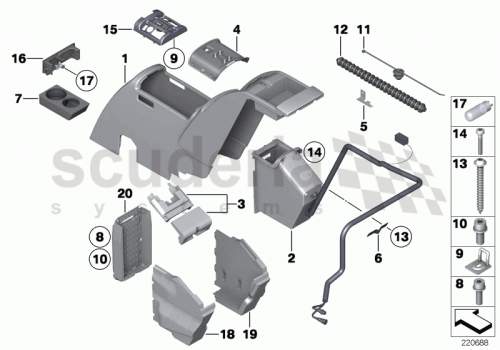 Part Diagram for Rolls Royce 63 21 7160796