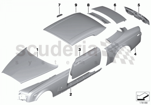 Part Diagram for Rolls Royce 41 00 7179773