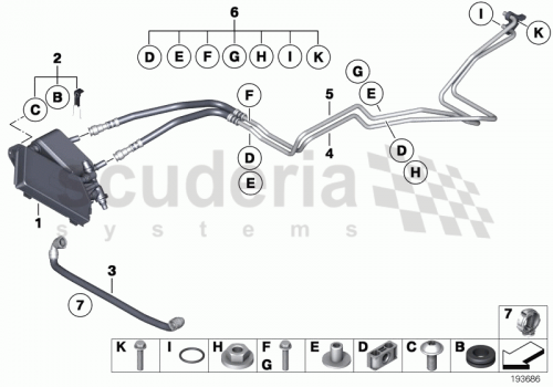 Part Diagram for Rolls Royce 17 10 0301557