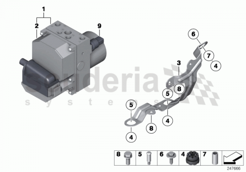 Part Diagram for Rolls Royce 34 51 6789324