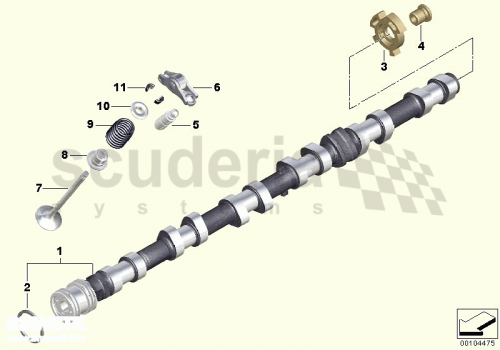 Part Diagram for Rolls Royce 11 34 7534098