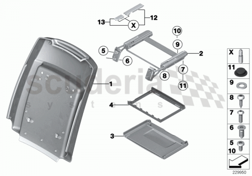 Part Diagram for Rolls Royce 52 10 7249615