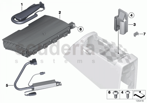 Part Diagram for Rolls Royce 84 11 6905639