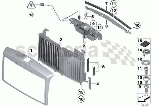 Part Diagram for Rolls Royce 51 48 7158637