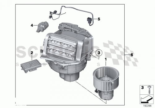 Part Diagram for Rolls Royce 64 11 9159332