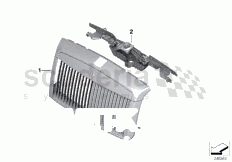 Part Diagram for Rolls Royce 51 13 7233578