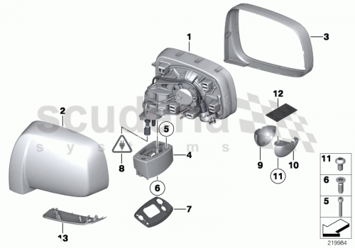Part Diagram for Rolls Royce 51 16 7067228