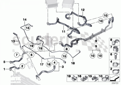 Part Diagram for Rolls Royce 17 12 7593903