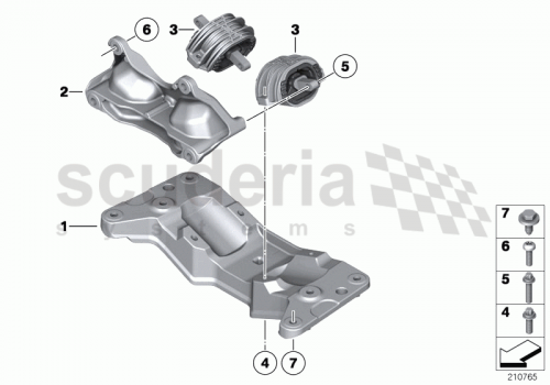 Part Diagram for Rolls Royce 22 32 6777609