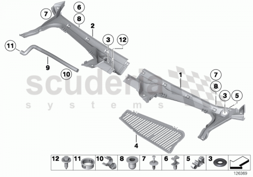 Part Diagram for Rolls Royce 51 71 7133781