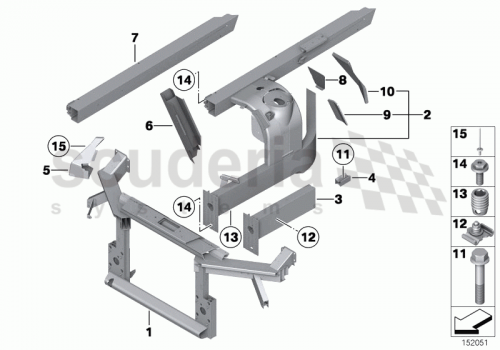 Part Diagram for Rolls Royce 41 11 7079538