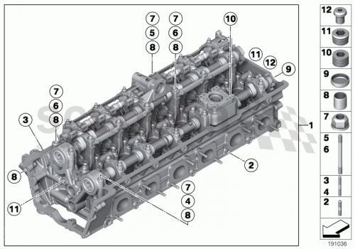 Part Diagram for Rolls Royce 07 12 9905384