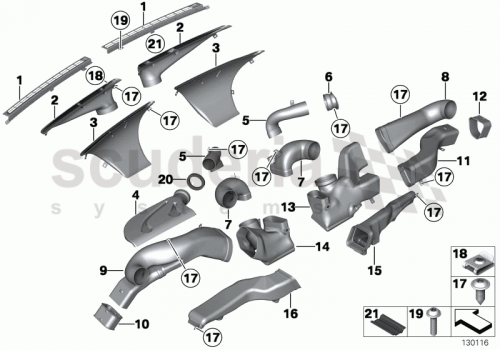 Part Diagram for Rolls Royce 64 22 7059121
