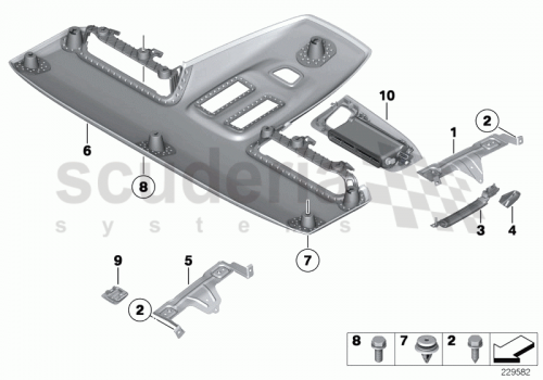 Part Diagram for Rolls Royce 51 44 7218383