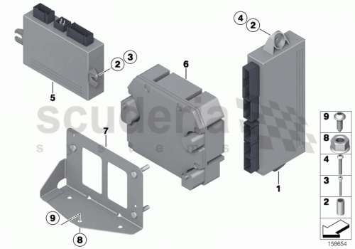 Part Diagram for Rolls Royce 07 11 9905963