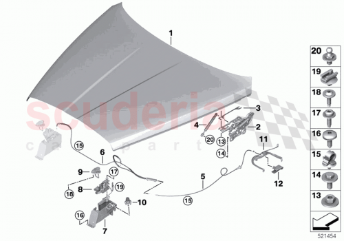 Part Diagram for Rolls Royce 51717476777