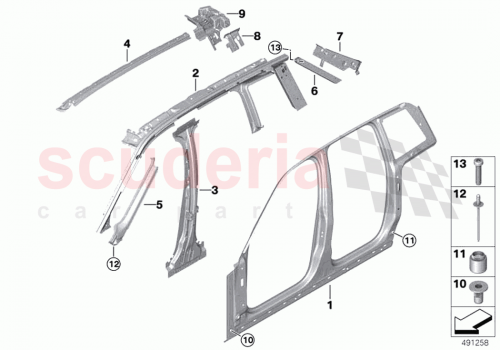 Part Diagram for Rolls Royce 41008497023