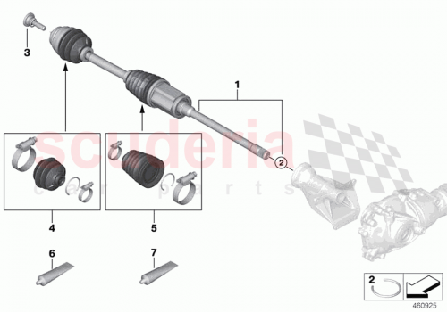Part Diagram for Rolls Royce 31609489934