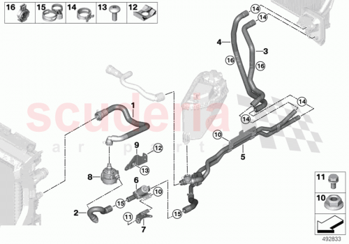 Part Diagram for Rolls Royce 64213405930