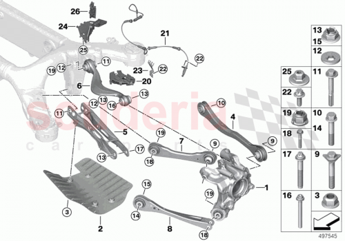 Part Diagram for Rolls Royce 33306891268