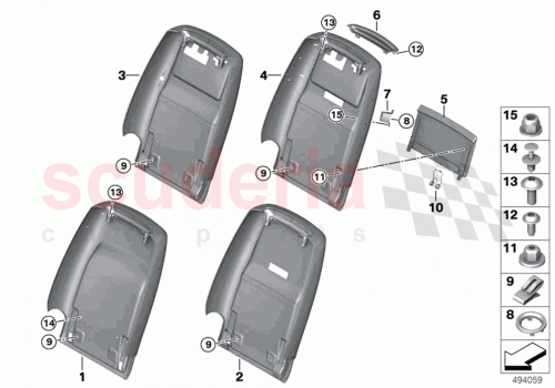 Part Diagram for Rolls Royce 52109890210
