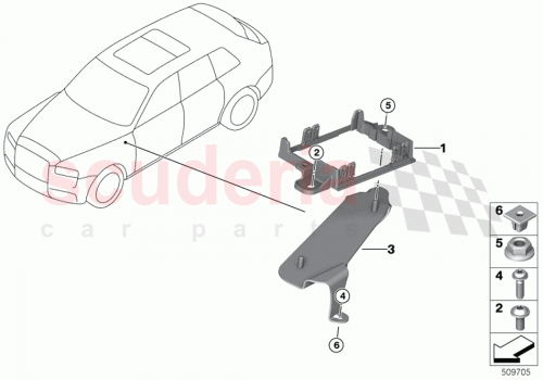 Part Diagram for Rolls Royce 61354A03624