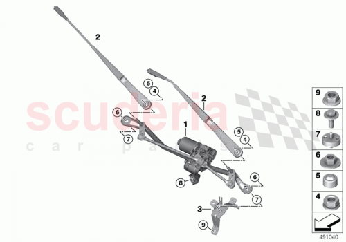 Part Diagram for Rolls Royce 61619465399