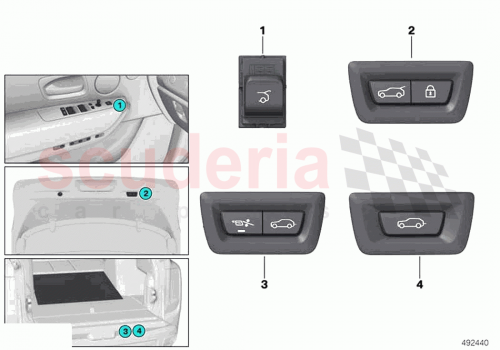 Part Diagram for Rolls Royce 65829483195