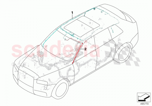 Part Diagram for Rolls Royce 61128717872