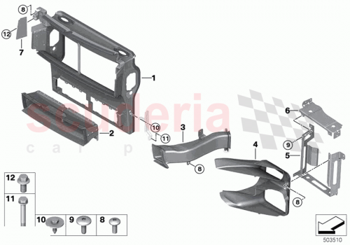 Part Diagram for Rolls Royce 51137450789