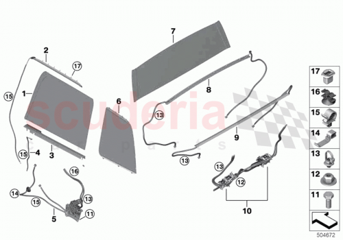 Part Diagram for Rolls Royce 51467495458