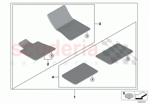 Part Diagram for Rolls Royce 51 47 5A01439