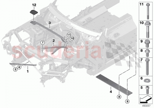 Part Diagram for Rolls Royce 51647474889