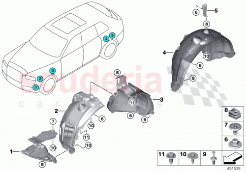 Part Diagram for Rolls Royce 51717441321