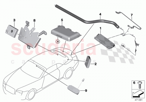 Part Diagram for Rolls Royce 65209227217