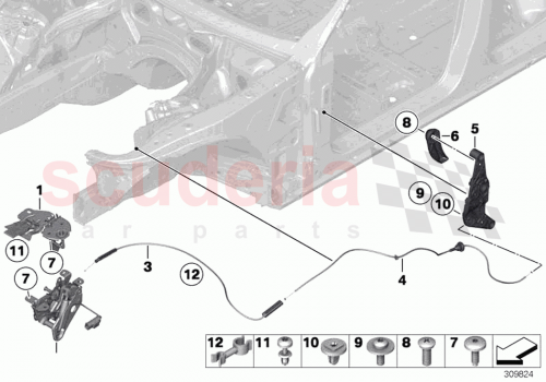 Part Diagram for Rolls Royce 51239812330
