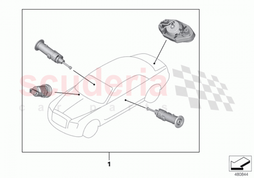 Part Diagram for Rolls Royce 51217312395