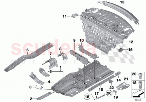 Part Diagram for Rolls Royce 51617370137