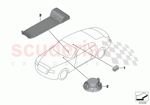 Part Diagram for Rolls Royce 84109298589