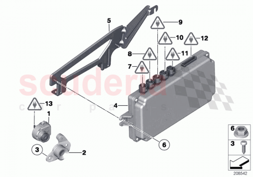 Part Diagram for Rolls Royce 66536994554