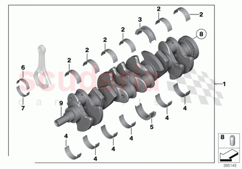 Part Diagram for Rolls Royce 11218650771