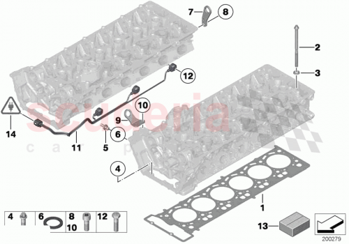 Part Diagram for Rolls Royce 11128626647