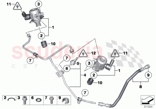 Part Diagram for Rolls Royce 13537622851