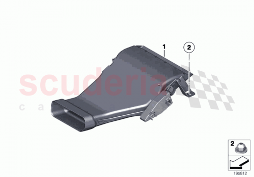 Part Diagram for Rolls Royce 64119217988