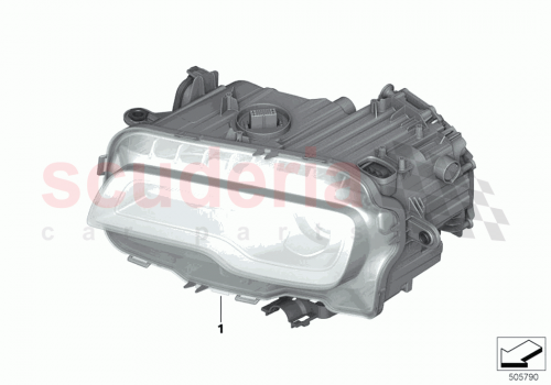Part Diagram for Rolls Royce 63125A0B4D2